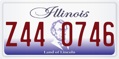 IL license plate Z440746