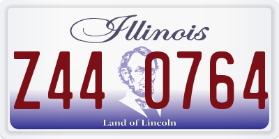 IL license plate Z440764