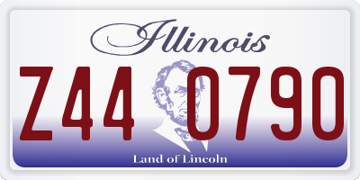 IL license plate Z440790