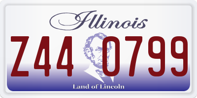 IL license plate Z440799