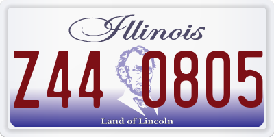 IL license plate Z440805