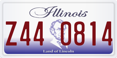 IL license plate Z440814