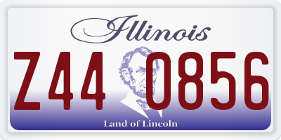 IL license plate Z440856