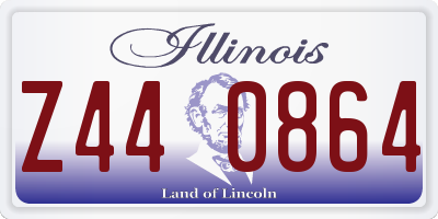 IL license plate Z440864