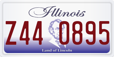 IL license plate Z440895