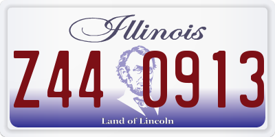 IL license plate Z440913