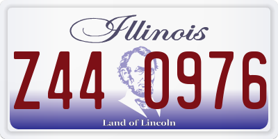 IL license plate Z440976