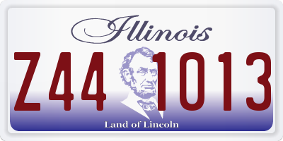 IL license plate Z441013