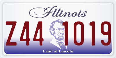 IL license plate Z441019