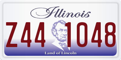 IL license plate Z441048