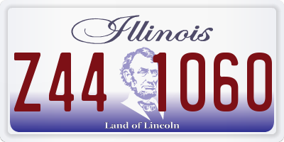 IL license plate Z441060