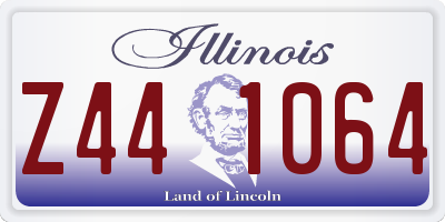 IL license plate Z441064