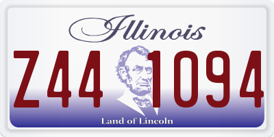 IL license plate Z441094