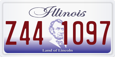 IL license plate Z441097