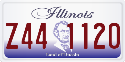 IL license plate Z441120