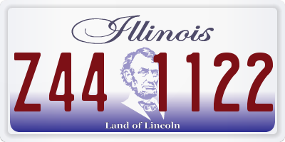 IL license plate Z441122