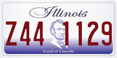 IL license plate Z441129