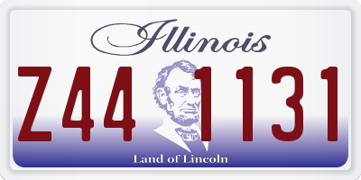 IL license plate Z441131