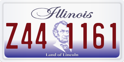 IL license plate Z441161