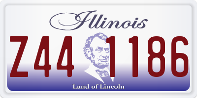 IL license plate Z441186