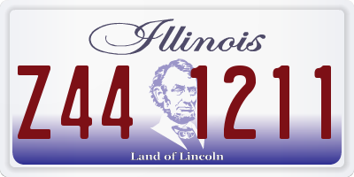 IL license plate Z441211