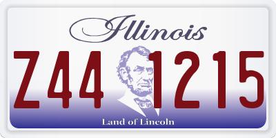 IL license plate Z441215