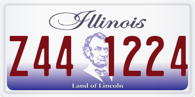IL license plate Z441224