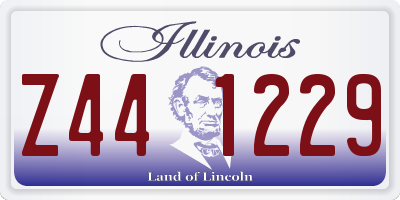 IL license plate Z441229
