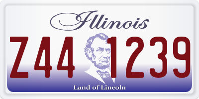 IL license plate Z441239