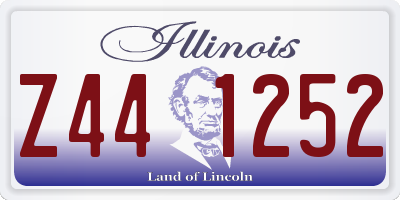 IL license plate Z441252
