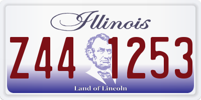 IL license plate Z441253