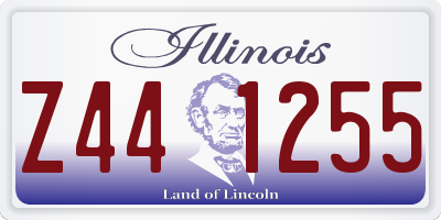 IL license plate Z441255