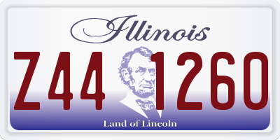 IL license plate Z441260