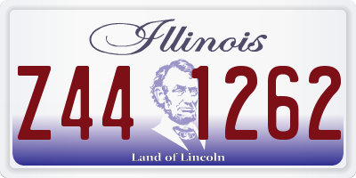 IL license plate Z441262