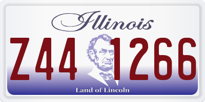 IL license plate Z441266