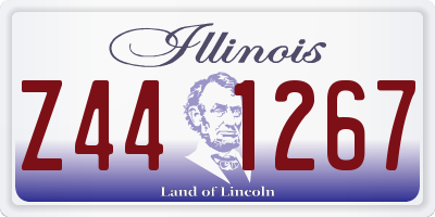 IL license plate Z441267
