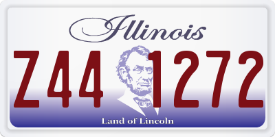 IL license plate Z441272