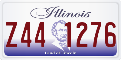 IL license plate Z441276