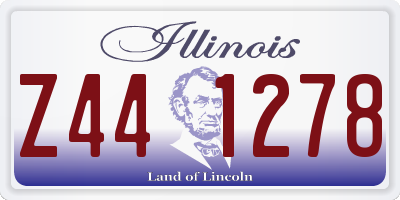 IL license plate Z441278