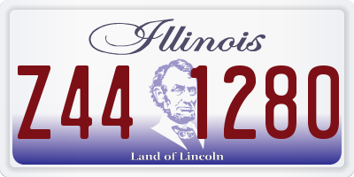IL license plate Z441280