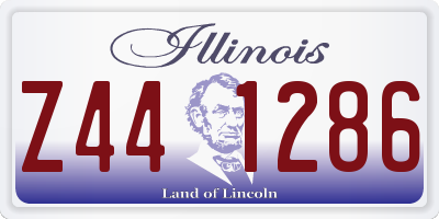 IL license plate Z441286