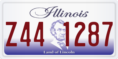 IL license plate Z441287