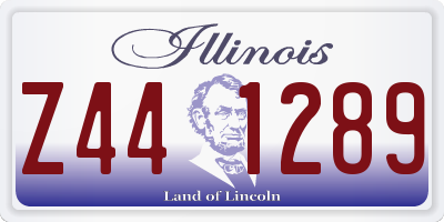 IL license plate Z441289