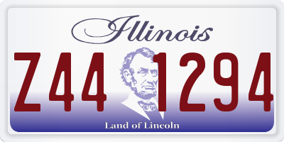 IL license plate Z441294
