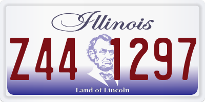 IL license plate Z441297
