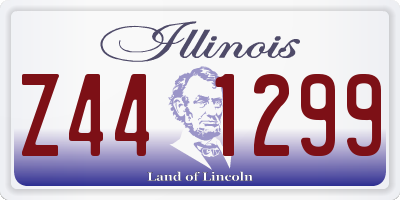 IL license plate Z441299