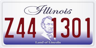 IL license plate Z441301