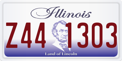 IL license plate Z441303