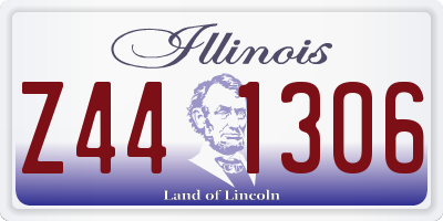 IL license plate Z441306