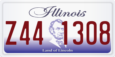 IL license plate Z441308
